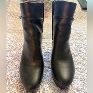 Nine West Black Heeled Boots